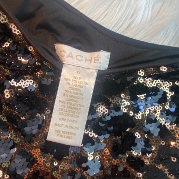 Cache sequins top - Picture 3 of 5